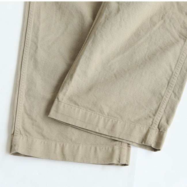 orSlow M-52 French Army Trouser Wide Fit (Sand Beige) – unexpected