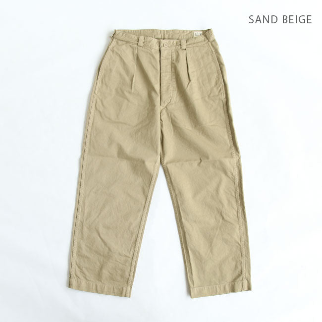 orSlow M-52 French Army Trouser Wide Fit (Sand Beige) – unexpected