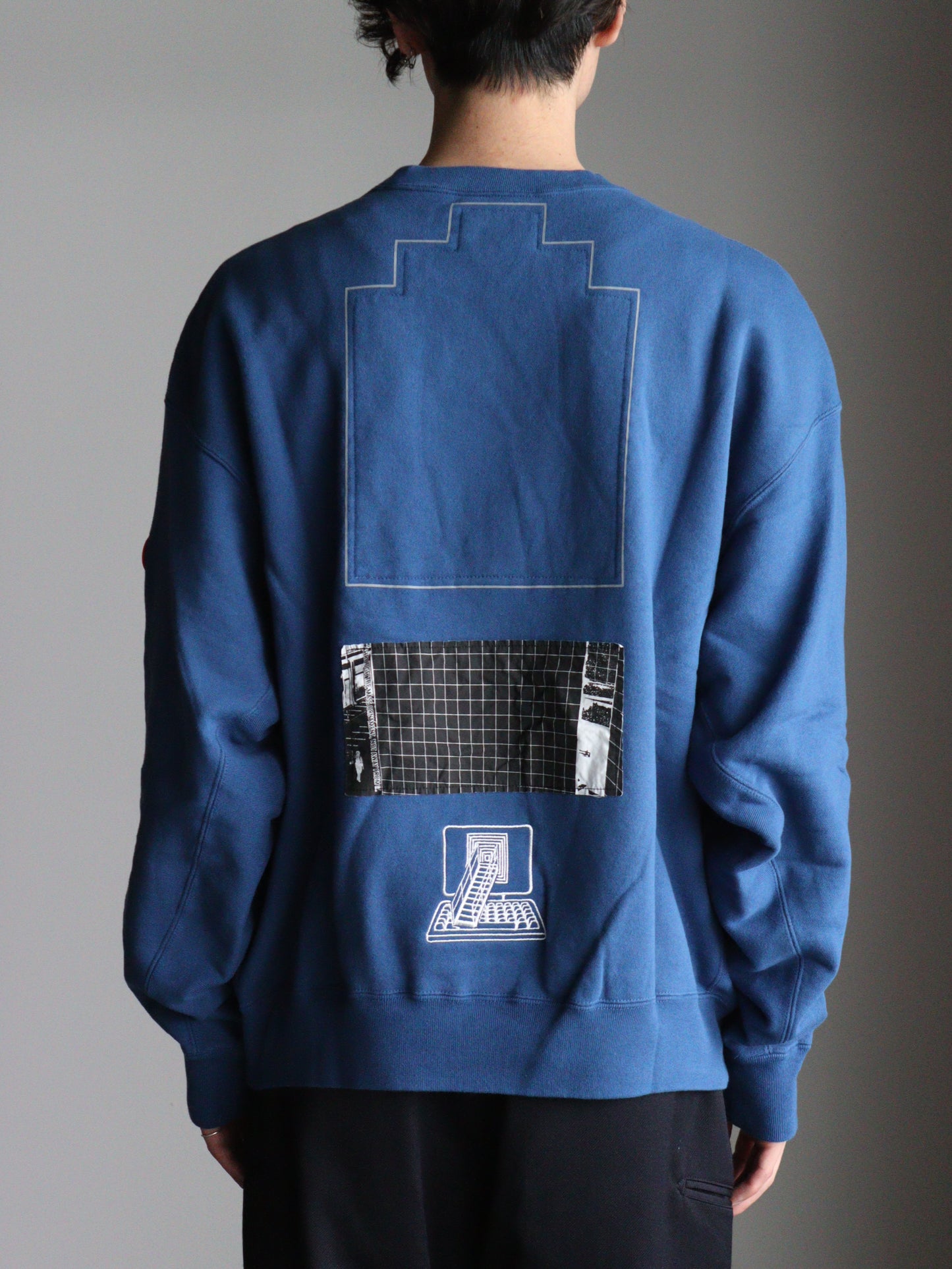 Cav Empt C.E WASTE GRID CREW NECK