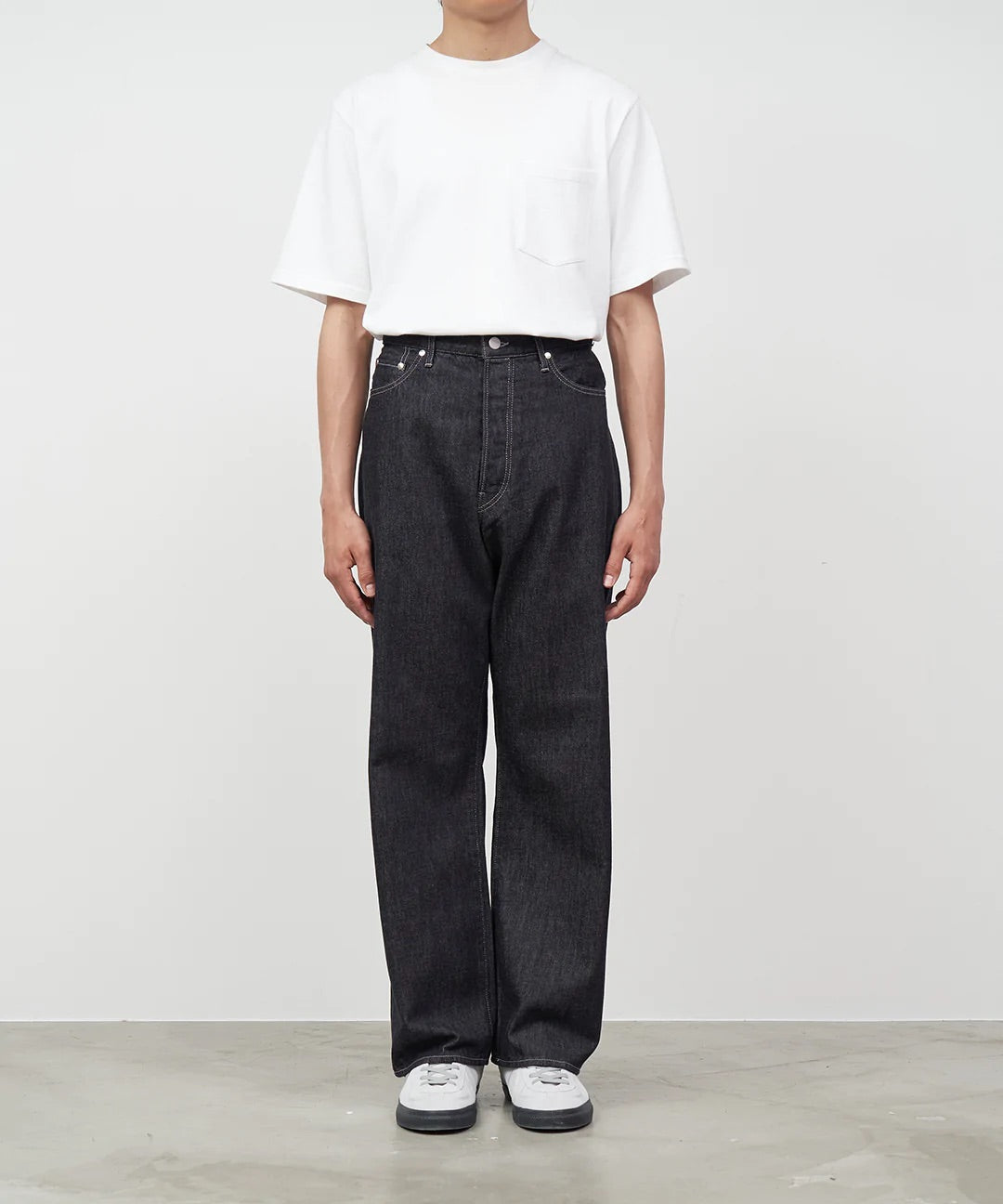 Graphpaper Colorfast Denim Five Pocket Wide Straight Pants