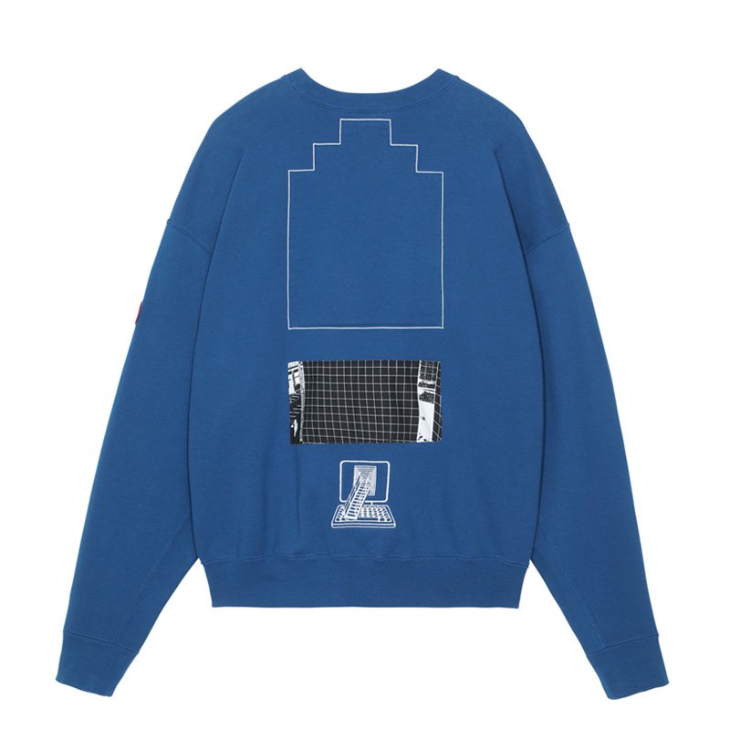 Cav Empt C.E WASTE GRID CREW NECK