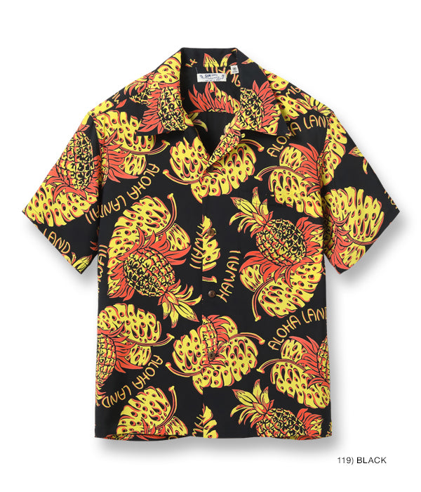 SUN SURF RAYON HAWAIIAN SHIRT “THE PINEAPPLE ISLANDS”