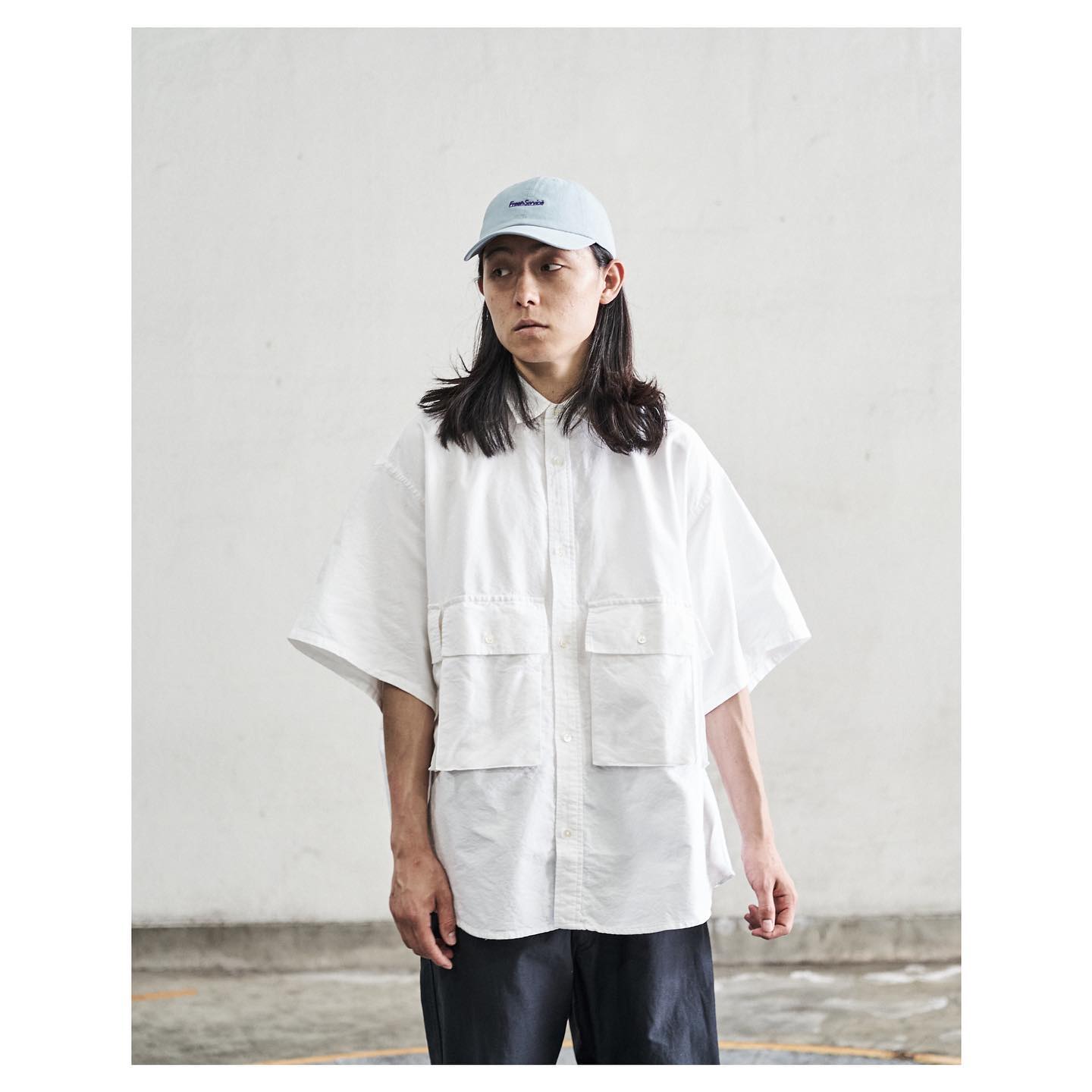 FreshService OXFORD FLAP POCKET S/S SHIRT