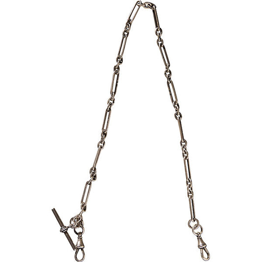 Porter Classic ROYALTY 3 WAY WATCH CHAIN SINGLE -SILVER-