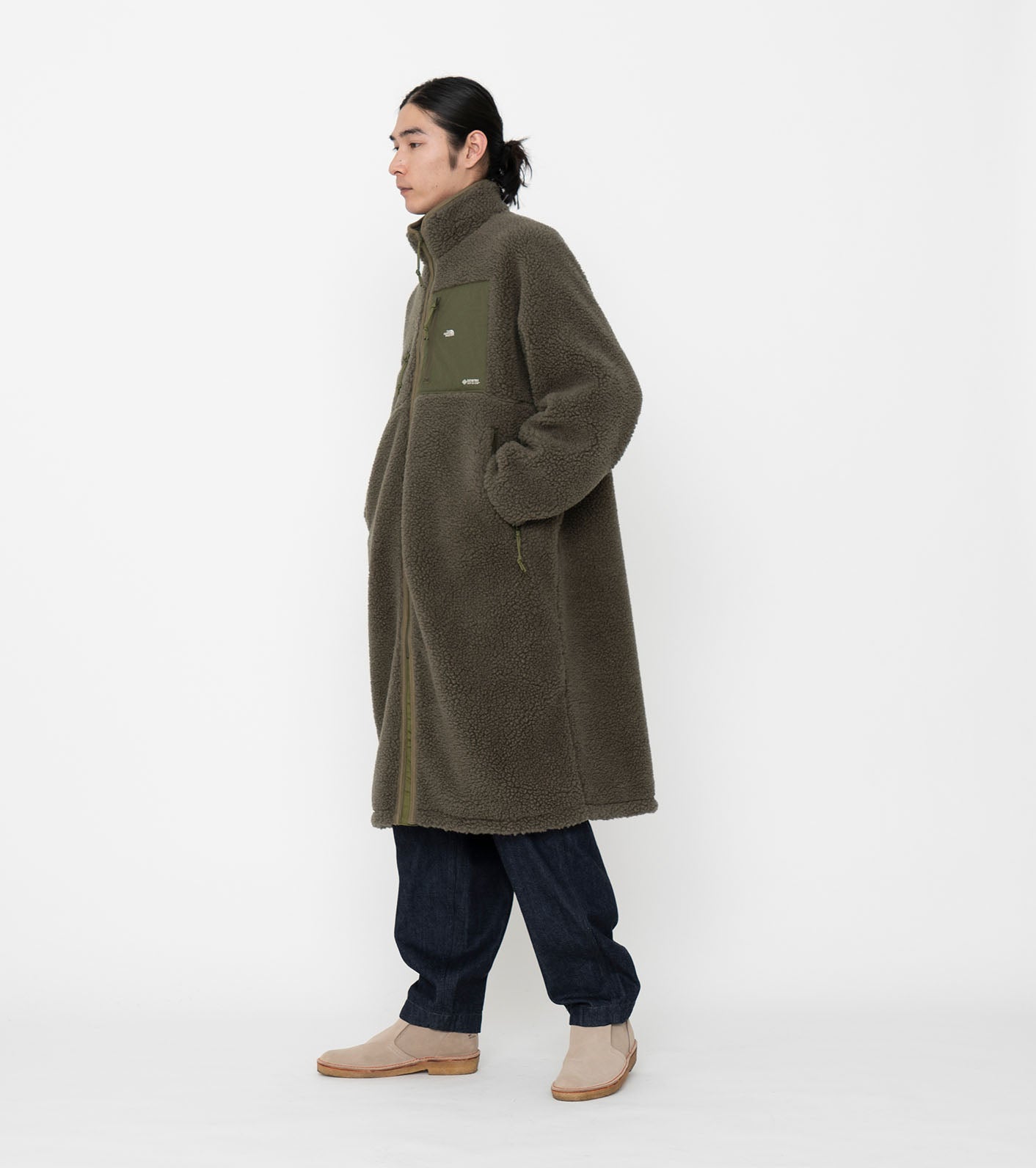 THE NORTH FACE PURPLE LABEL Wool Boa Fleece Field Coat