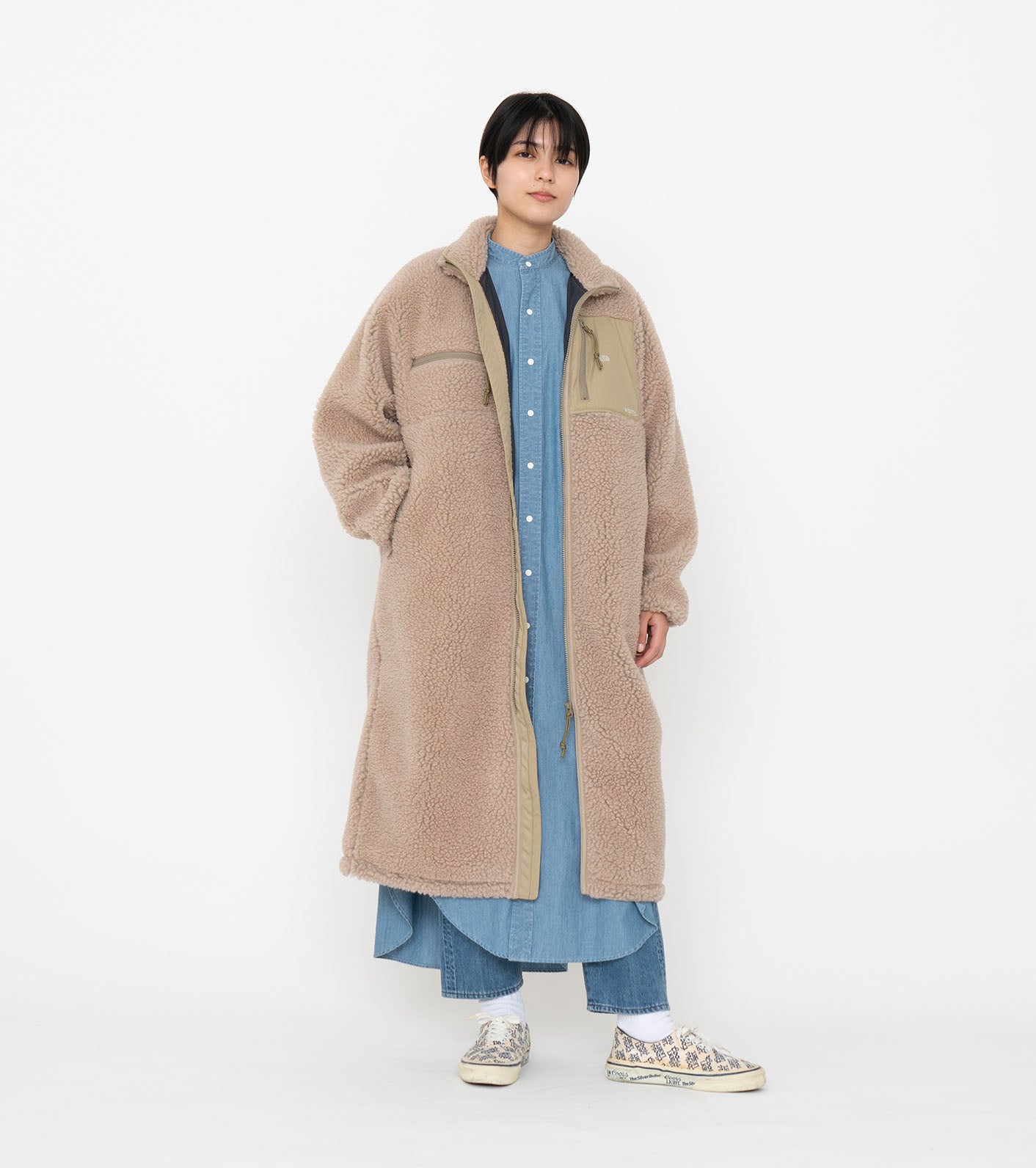 超歓迎新作THE NORTH FACE Wool Boa Fleece Long Coat ジャケット・アウター