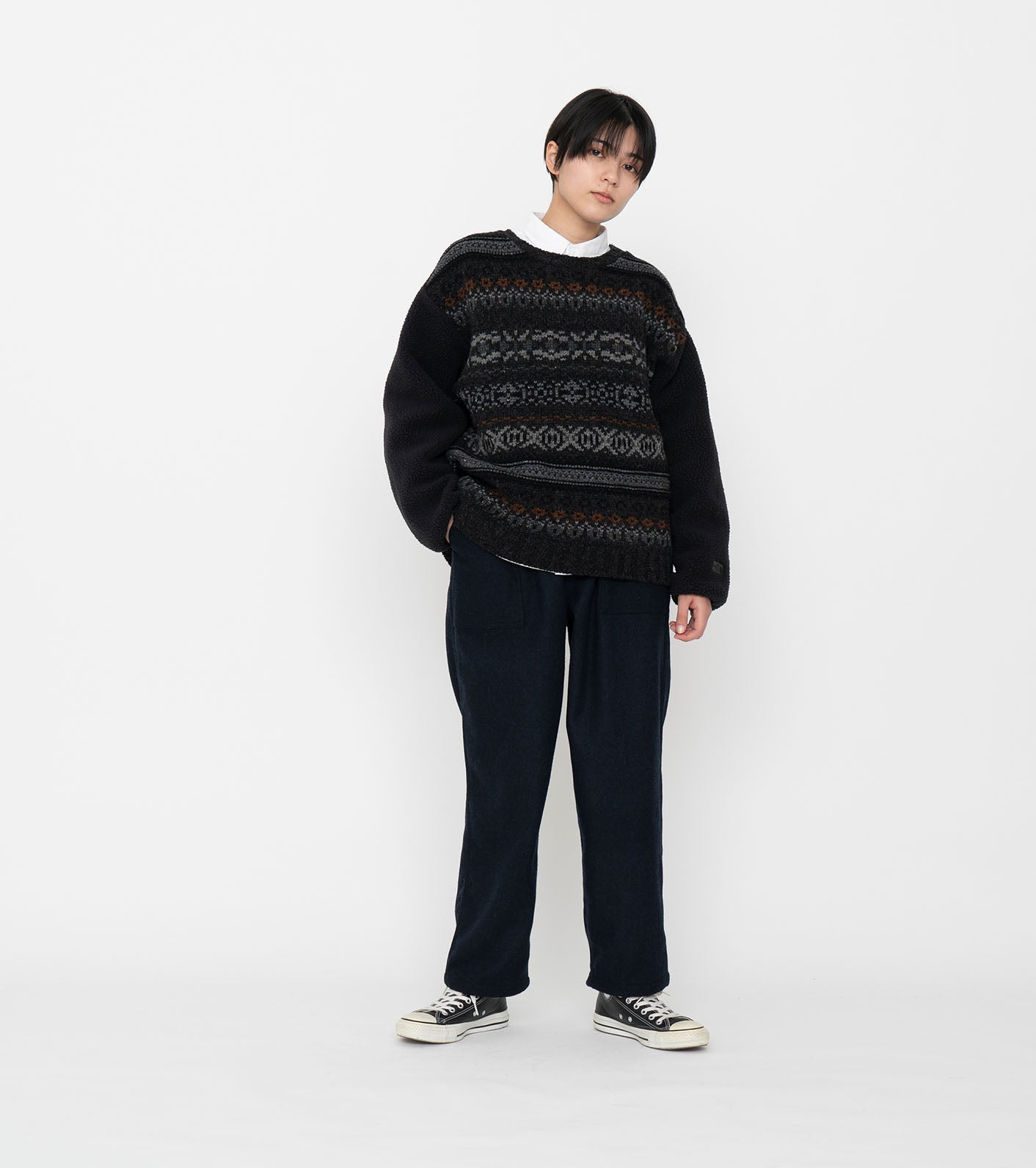 THE NORTH FACE PURPLE LABEL Field Crew Neck Sweater – unexpected store