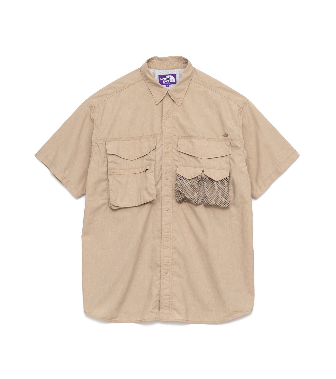 THE NORTH FACE PURPLE LABEL Polyester Linen Field HS Shirt