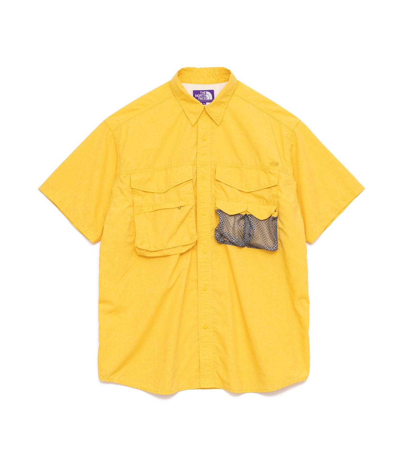 THE NORTH FACE PURPLE LABEL Polyester Linen Field HS Shirt
