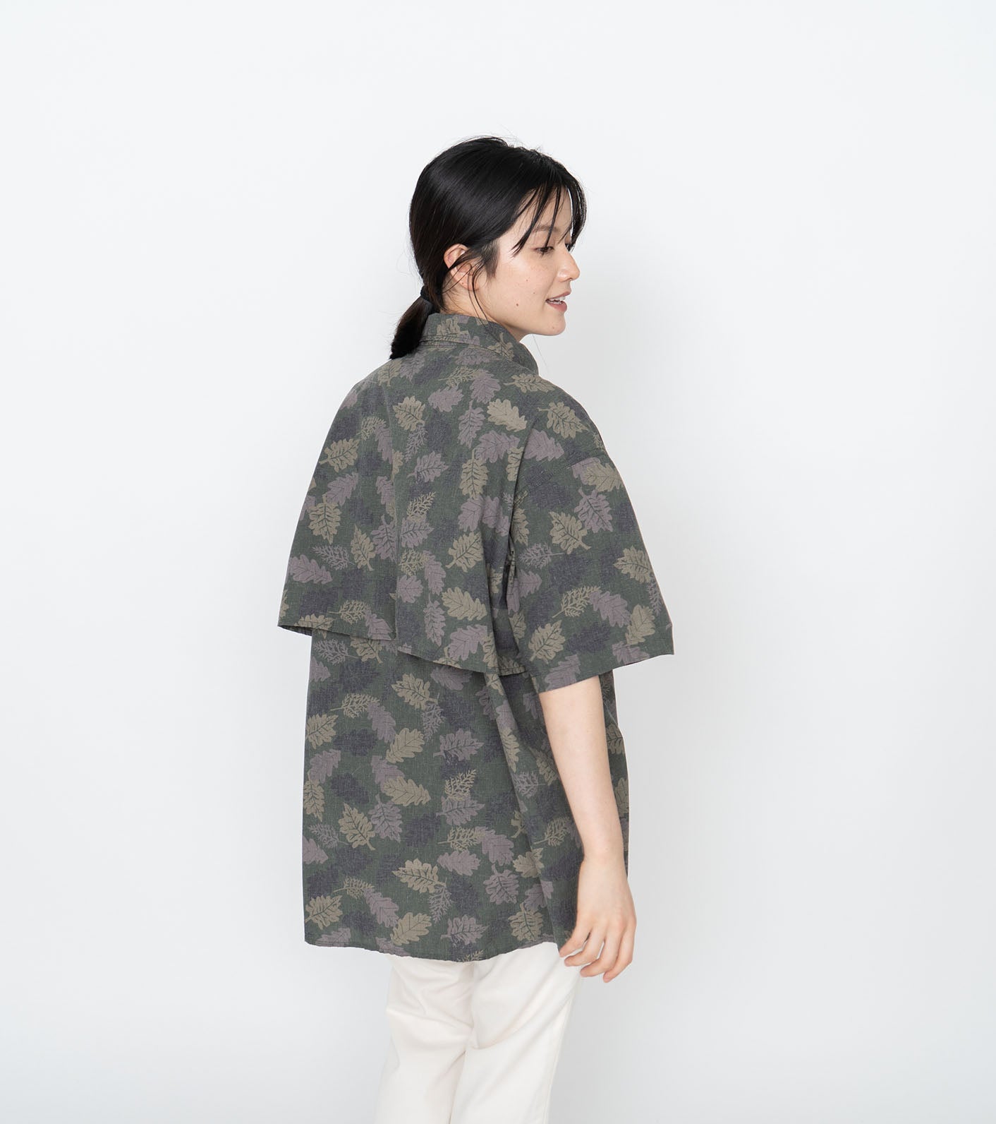 THE NORTH FACE PURPLE LABEL Polyester Linen Field H/S Shirt