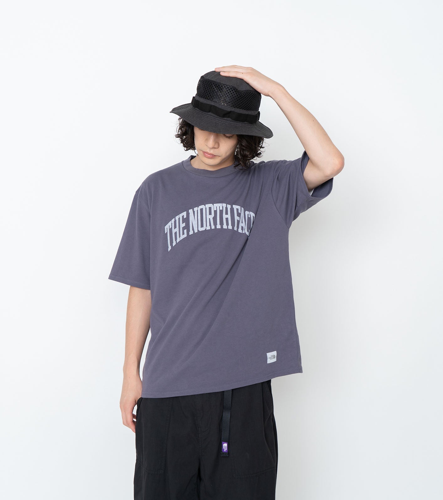 North face cheap purple label tee