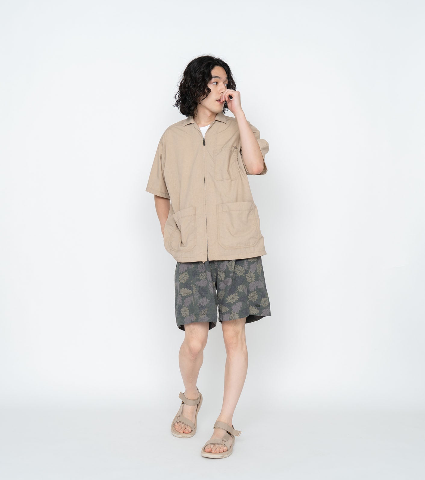 THE NORTH FACE PURPLE LABEL Polyester Linen Field Shorts