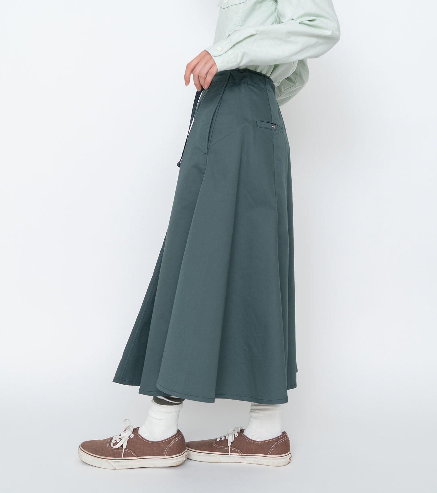 THE NORTH FACE PURPLE LABEL Stretch Twill Flared Skirt