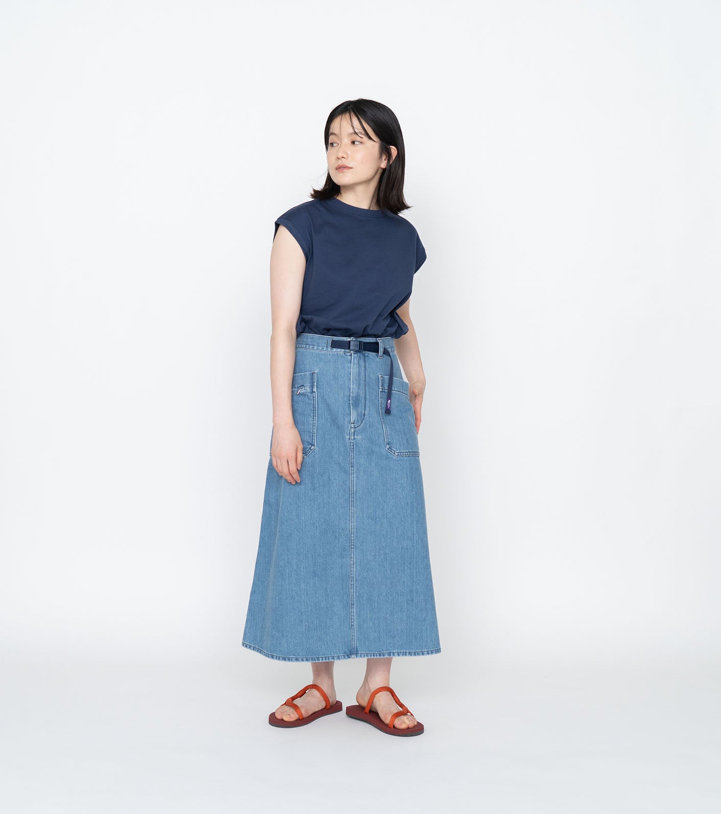 THE NORTH FACE PURPLE LABEL Denim Skirt