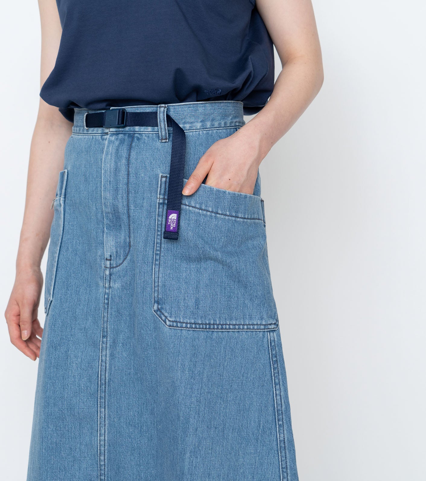 THE NORTH FACE PURPLE LABEL Denim Skirt