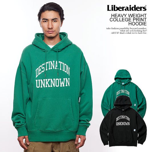 Liberaiders HEAVY WEIGHT COLLEGE PRINT HOODIE