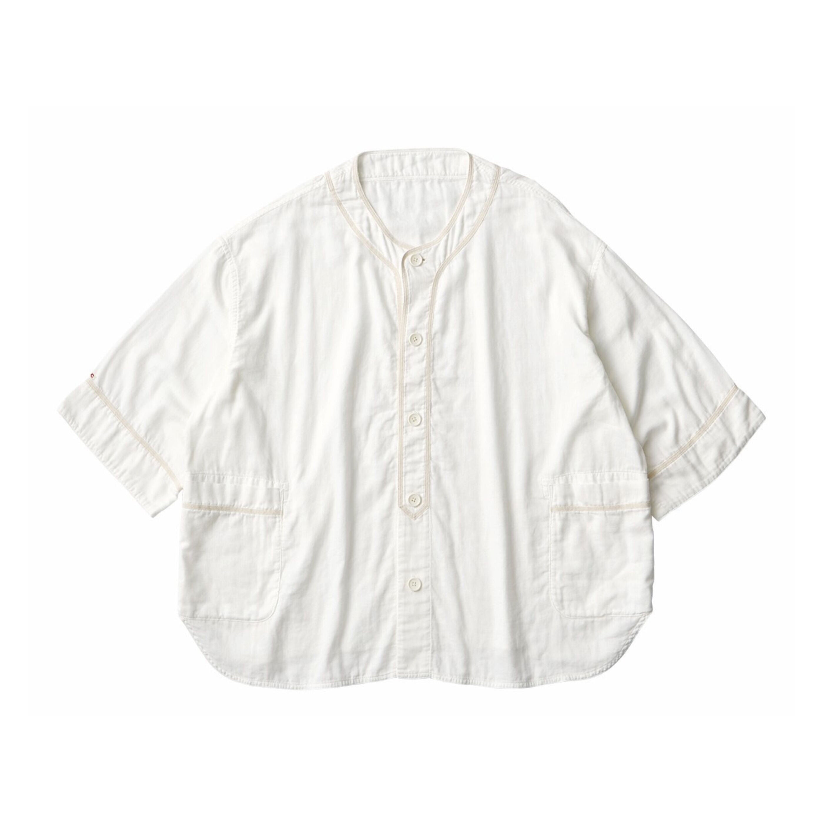 Porter Classic SUVIN GOLD GAUZE BASEBALL SHIRT – unexpected store