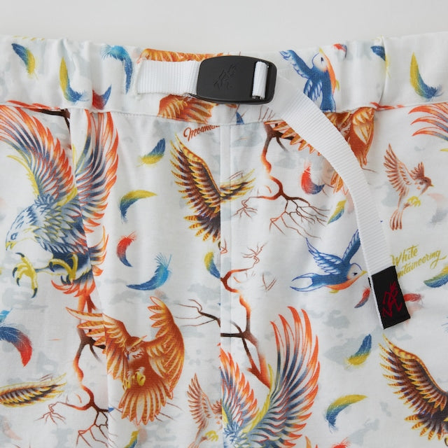 White Mountaineering x GRAMICCI BIRDS WIDE SHORTS