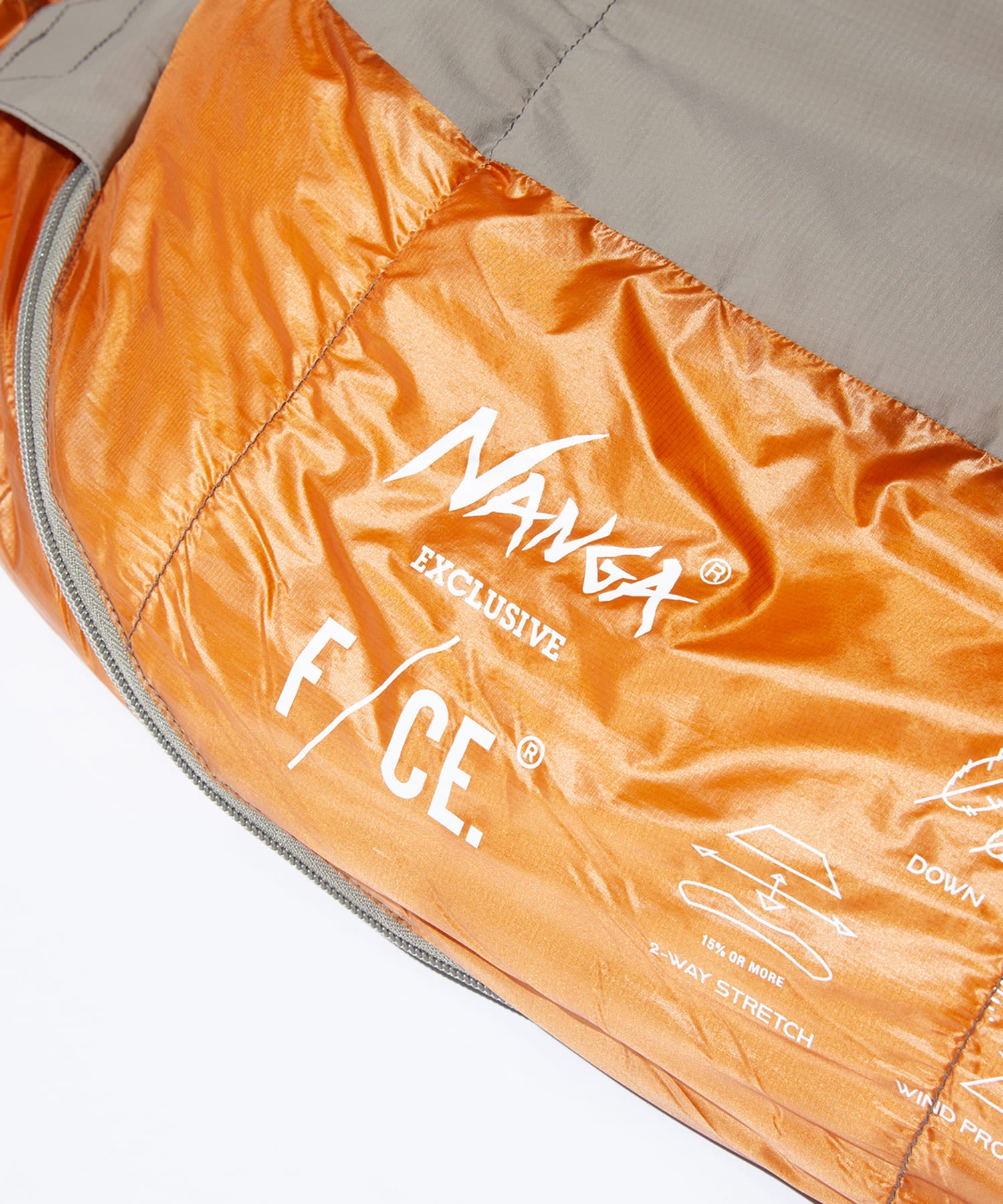 F/CE. × NANGA F-LIGHT UDD SLEEPING BAG 600