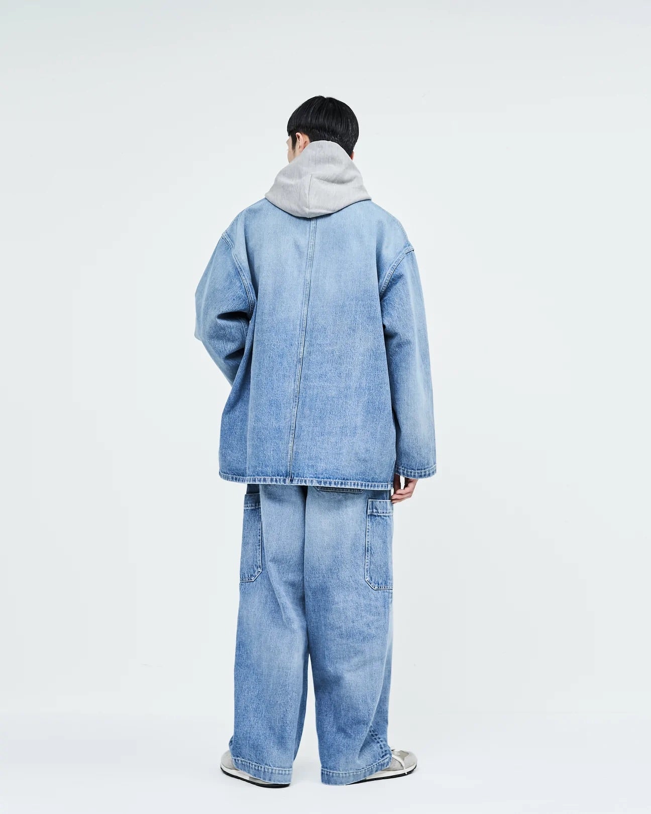 Graphpaper Selvage Denim Coverall - LIGHT FADE