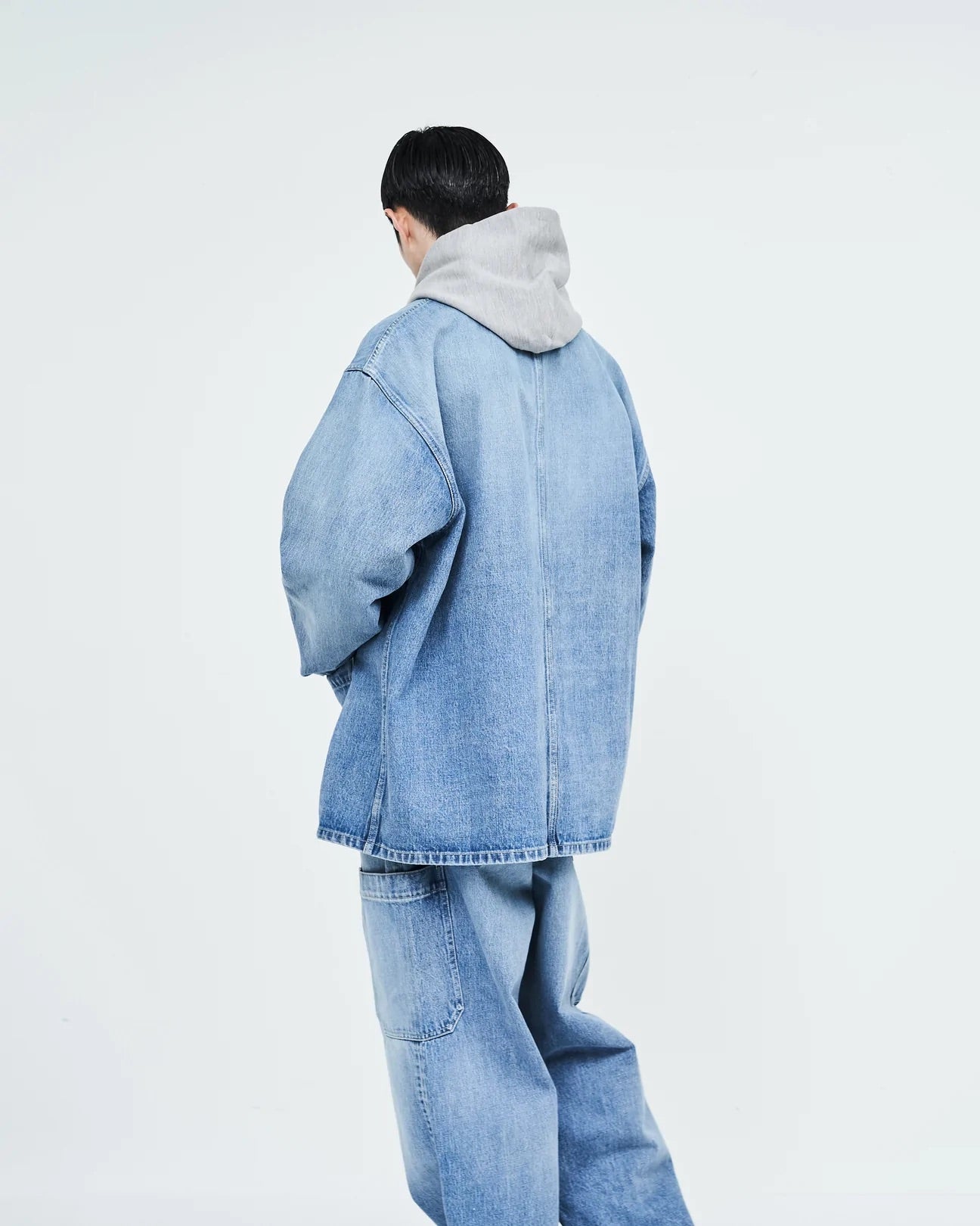 Graphpaper Selvage Denim Coverall - LIGHT FADE – unexpected store