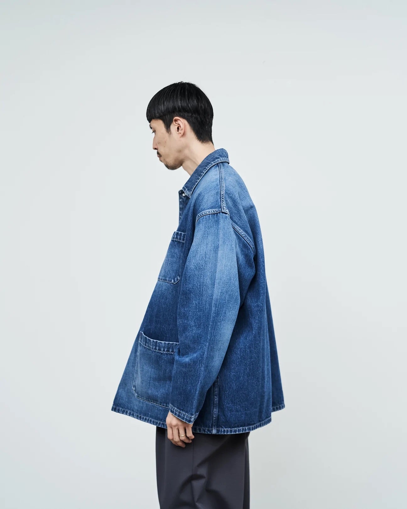 Graphpaper Selvage Denim Coverall - DARK FADE – unexpected store