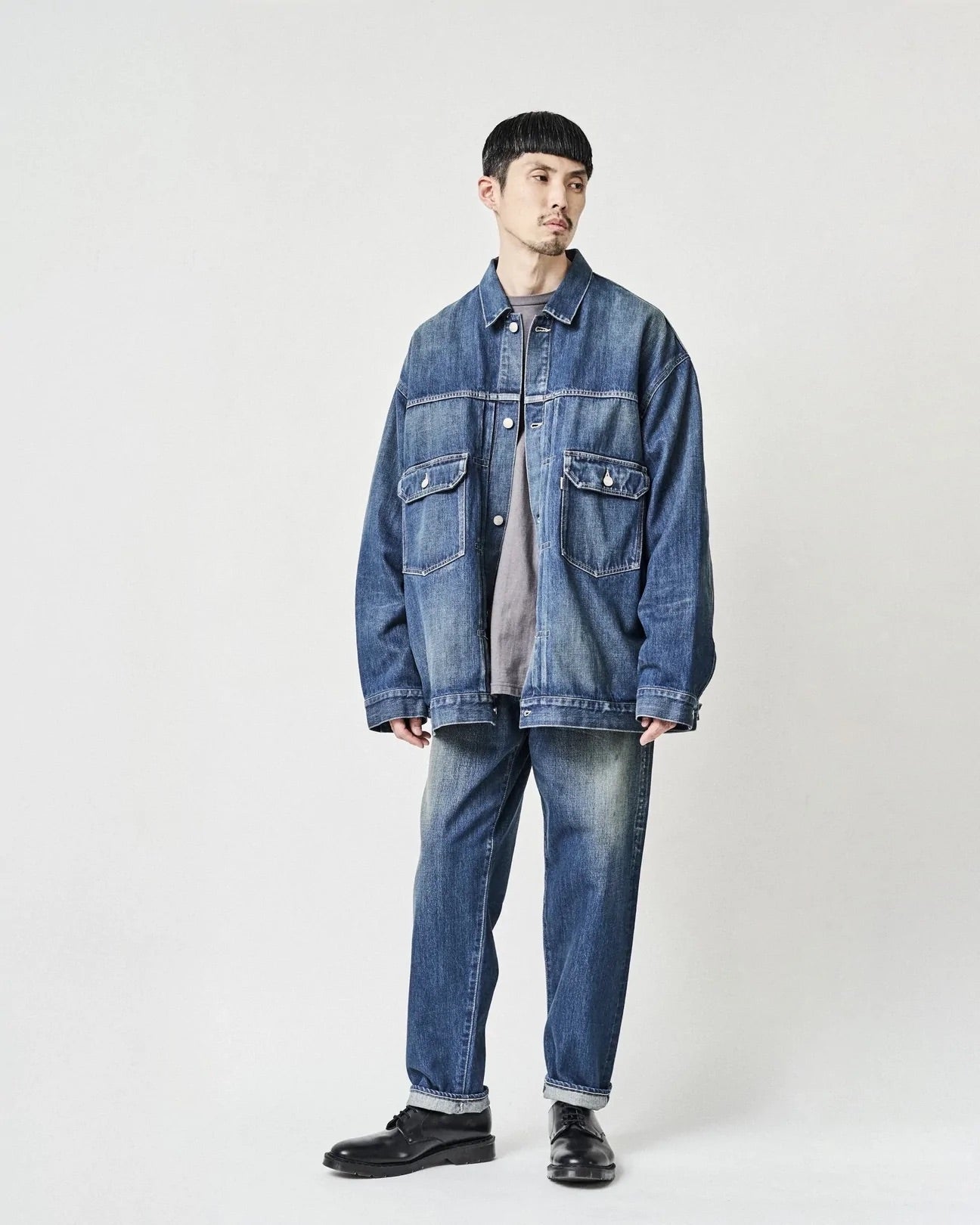 Graphpaper Selvage Denim Jacket - Dark Fade – unexpected store