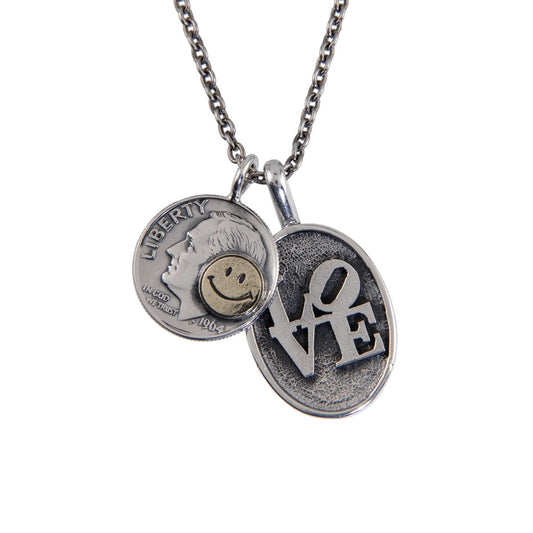 NORTH WORKS 10¢ Silver Coin Necklace N-637