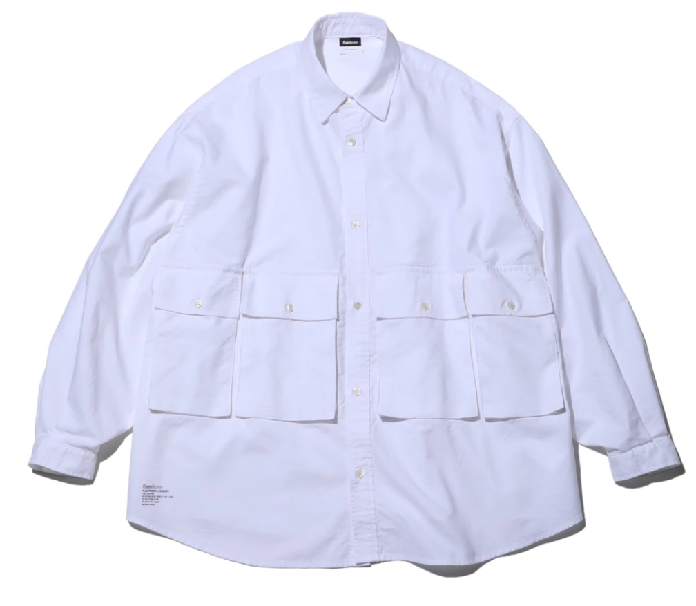 トップス Fresh Service FLAP POCKET L/S SHIRT FreshService FLAP POCKET L/S SHIRT