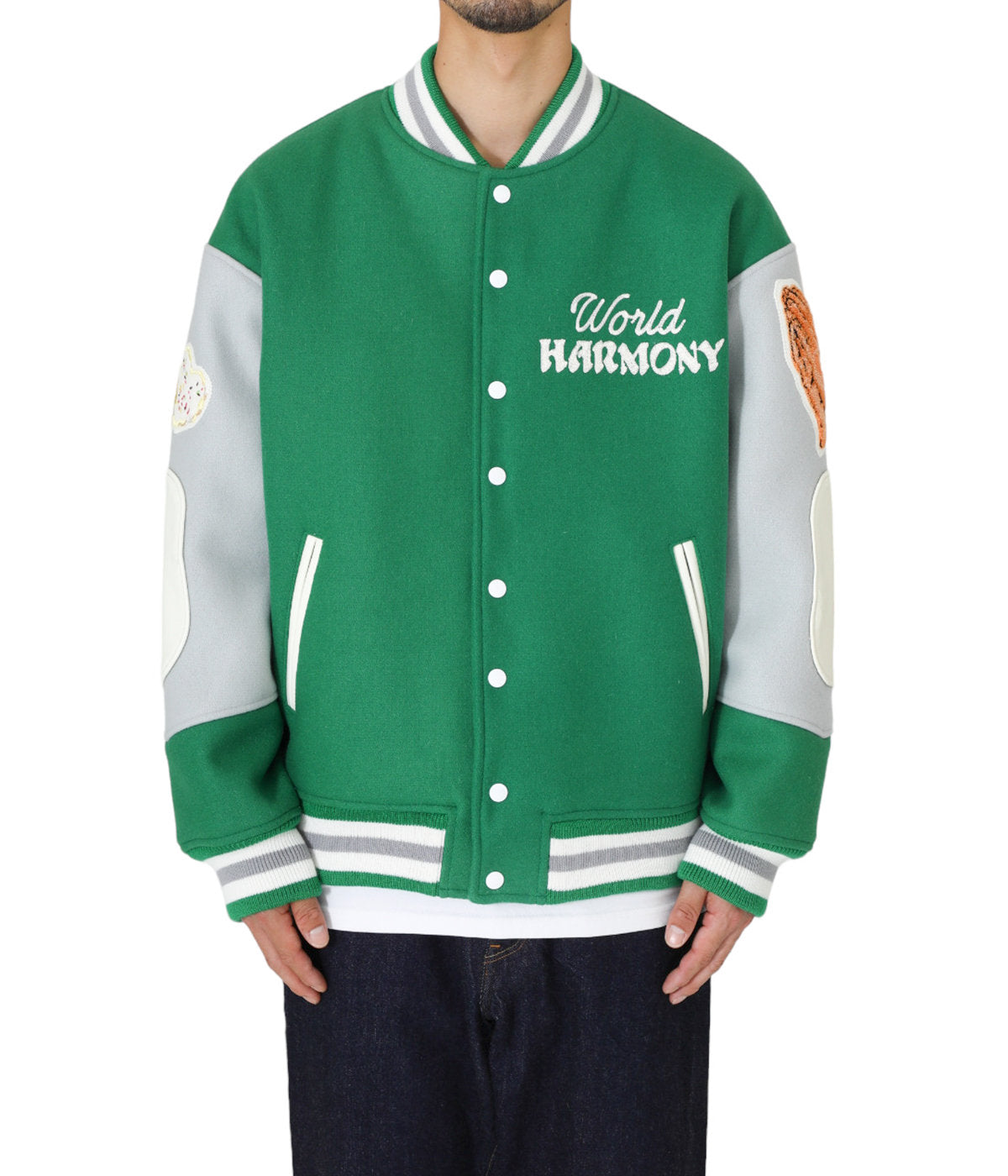 SAINT MICHAEL SA_VARSITY JKT/PIGEN