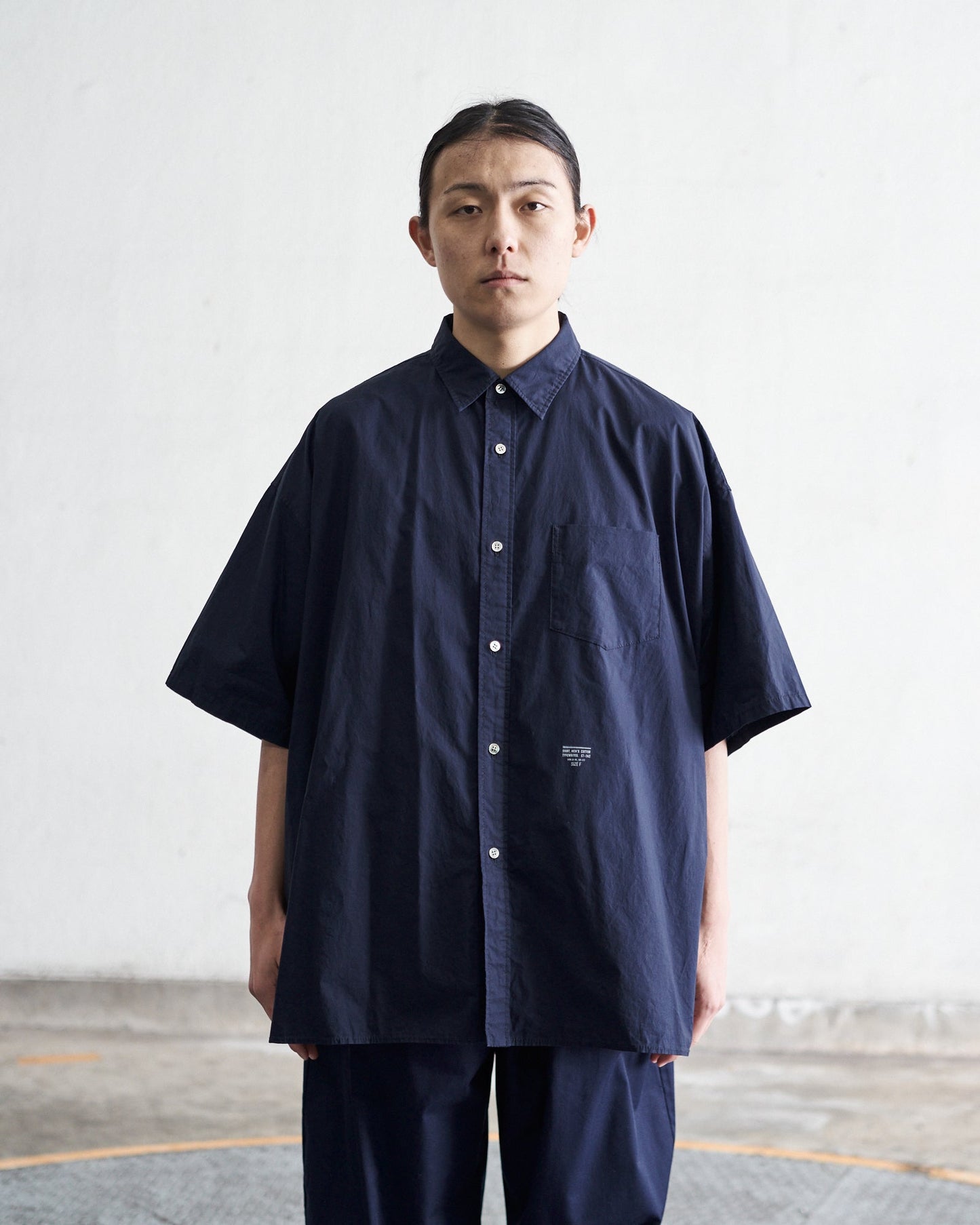 FreshService TYPEWRITER CORPORATE S/S REGULAR COLLAR SHIRT