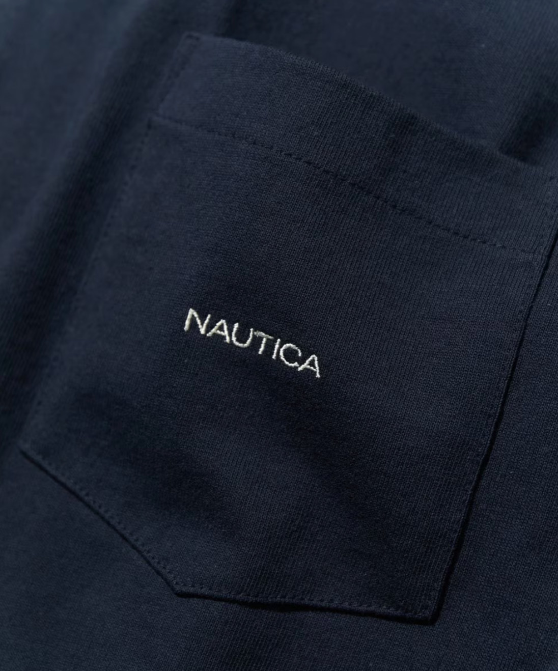 NAUTICA JAPAN Back Embroidery Pocket Tee