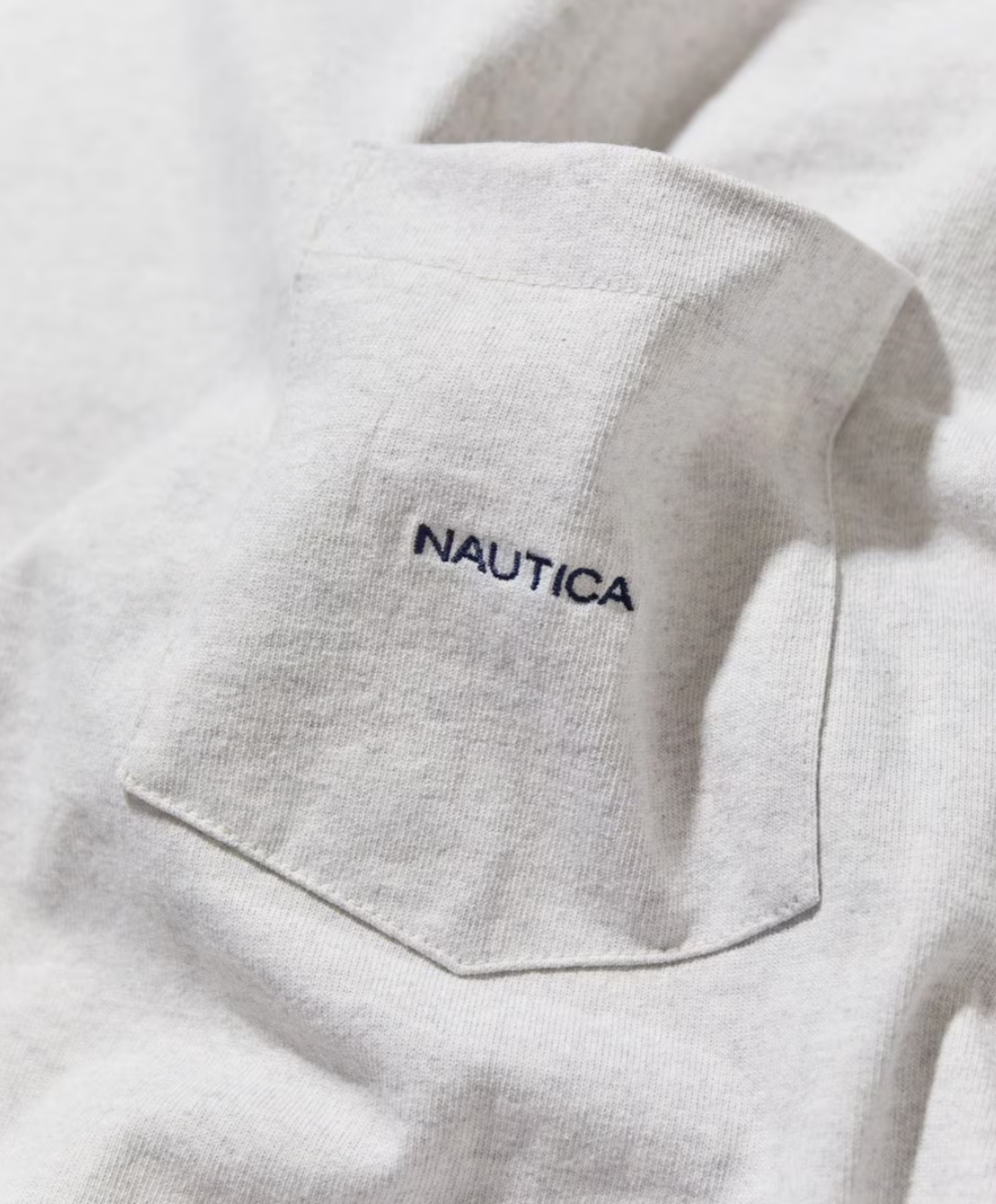 NAUTICA JAPAN Back Embroidery Pocket Tee