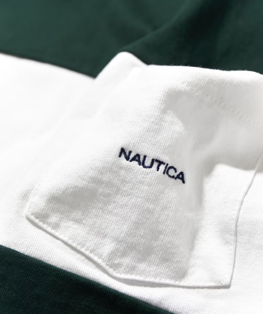 NAUTICA JAPAN Panel Border S/S Pocket Tee