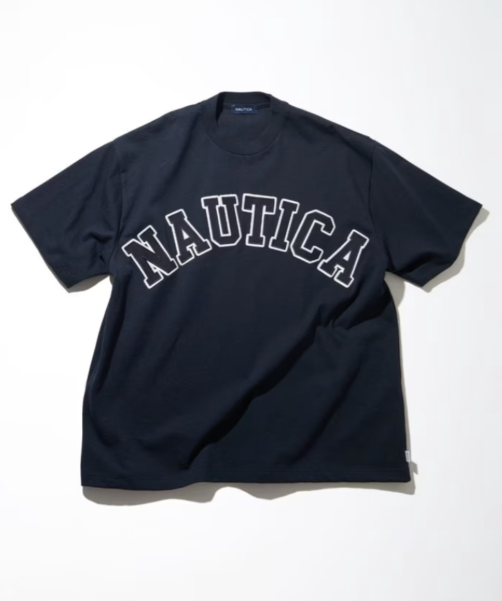 NAUTICA JAPAN Arch Logo S/S Tee – unexpected store