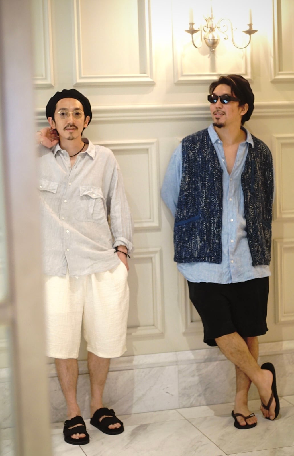 Porter Classic ROLL UP LINEN SHIRT (LEGGIUNO GHIBLI SOFT LINEN)