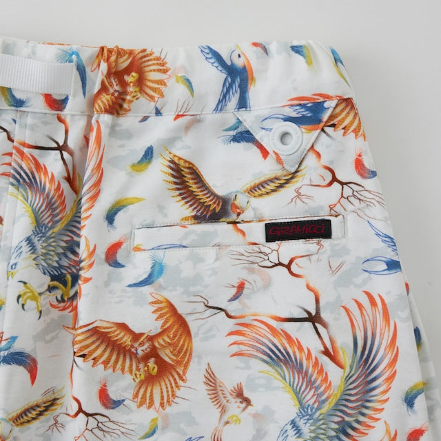 White Mountaineering x GRAMICCI BIRDS WIDE SHORTS