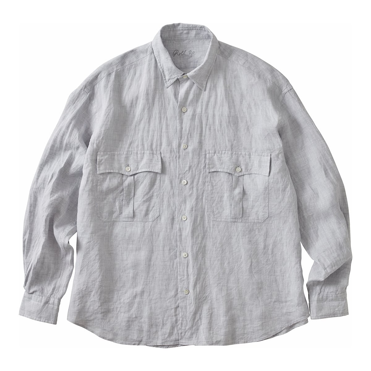 Porter Classic ROLL UP LINEN SHIRT (LEGGIUNO GHIBLI SOFT LINEN)