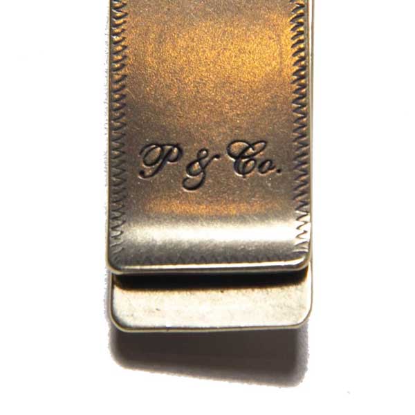 Peanuts&Co horse money clip brass