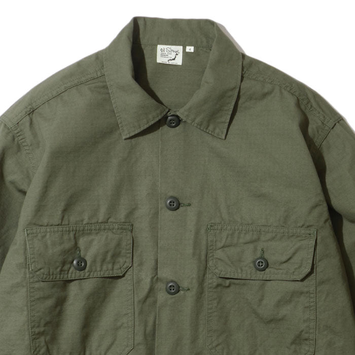 orSlow TROOPER FATIGUE SHIRT (Ripstop Army)