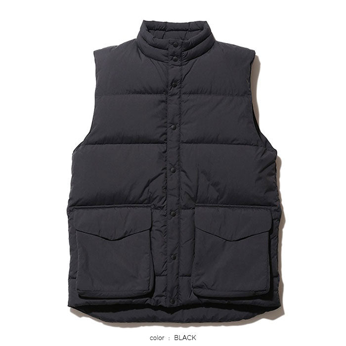 snow peak Recycled Nylon Ripstop Down Vest – unexpected store