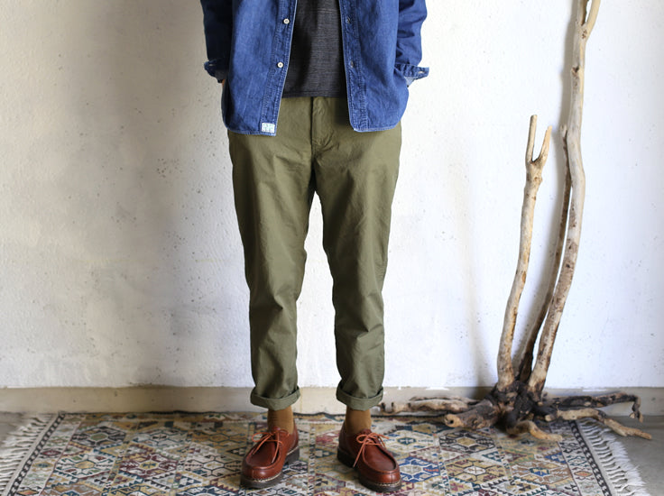 orSlow NEW YORKER ARMY PANTS (Army Green)