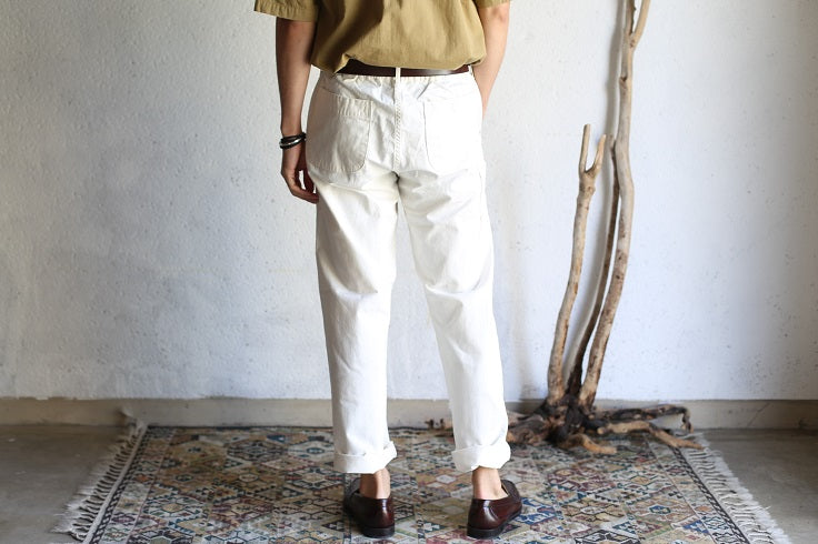 orSlow FRENCH WORK PANTS ecru – unexpected store