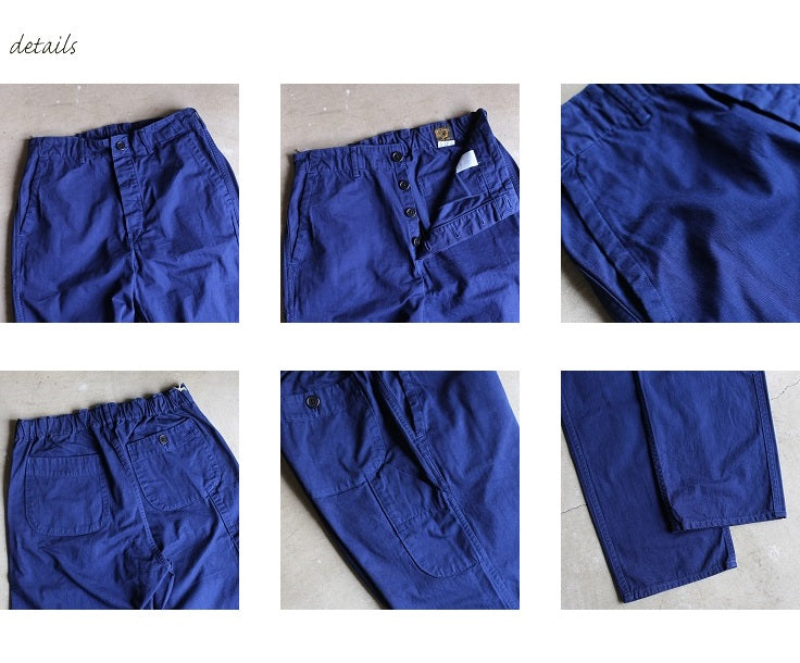 orSlow FRENCH WORK PANTS ink blue