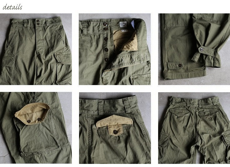 orSlow M-47 FRENCH ARMY CARGO PANTS (ARMY GREEN)