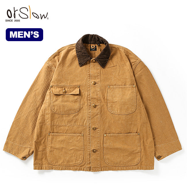 orSlow LOOSE FIT OXFORD COVERALL (Brown)