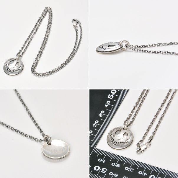 NORTH WORKS Silver Coin Necklace – unexpected store