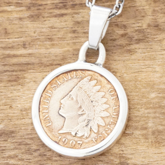NORTH WORKS Indian Coin Necklace N-630