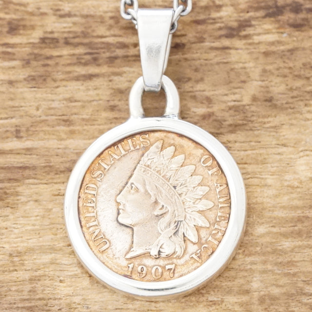 NORTH WORKS Indian Coin Necklace N-630