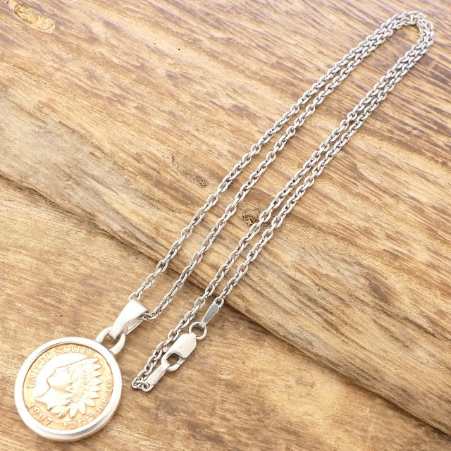 NORTH WORKS Indian Coin Necklace N-630
